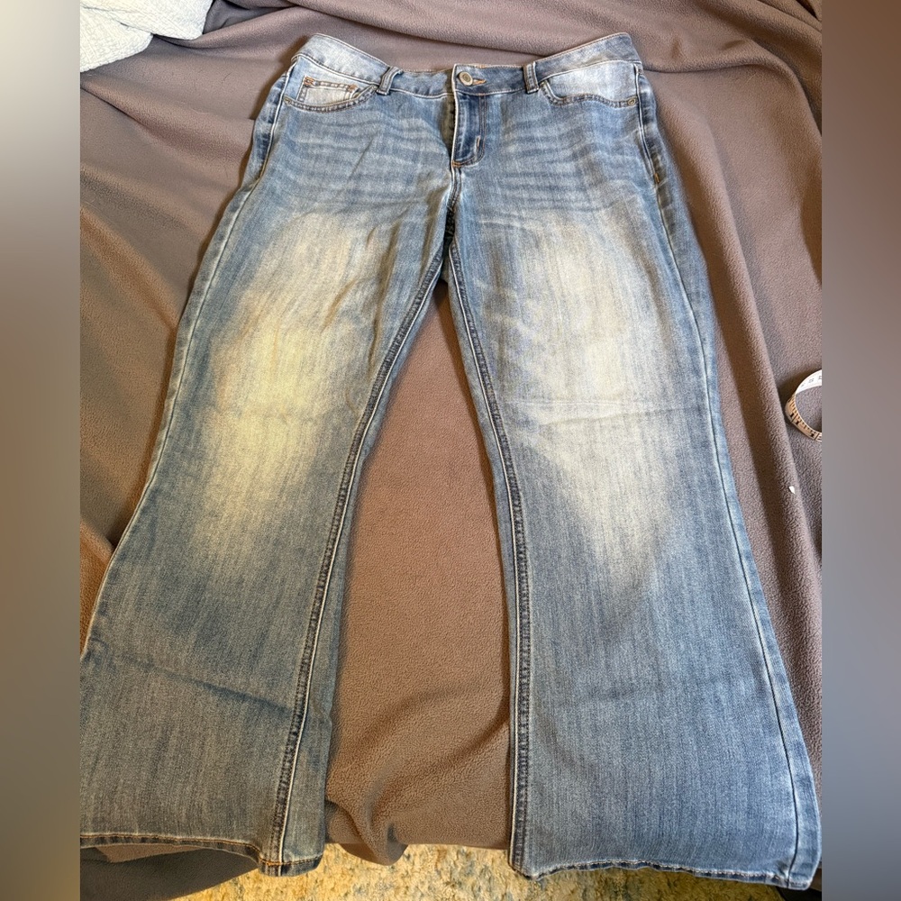 Maurices Light Blue Boot Cut Jeans 12 X-Short